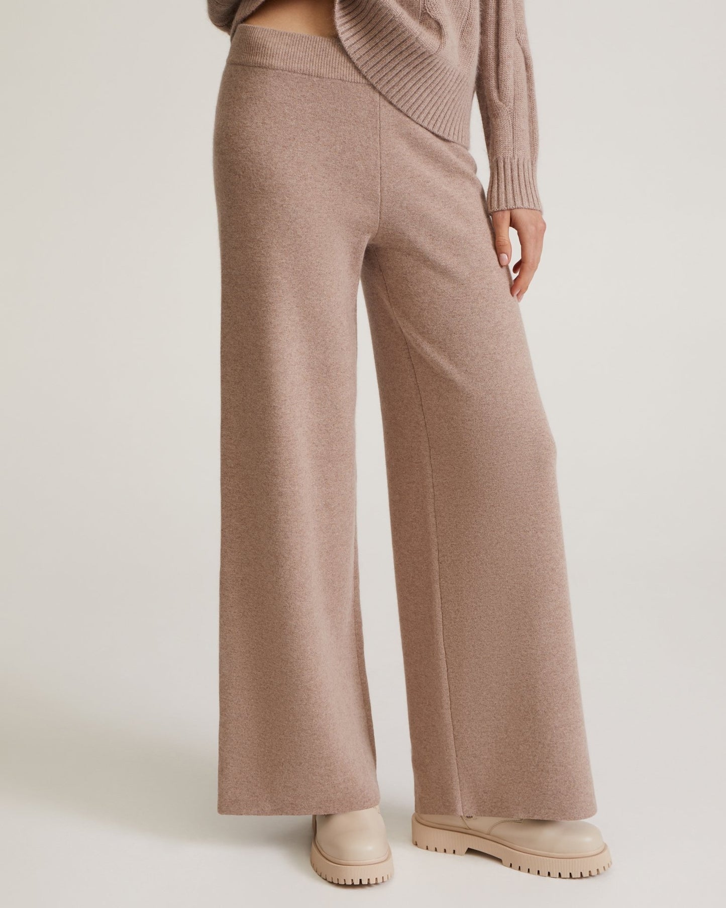 Long Sleeve Autumn And Winter Turtleneck Sweater Women's Two-piece Loose