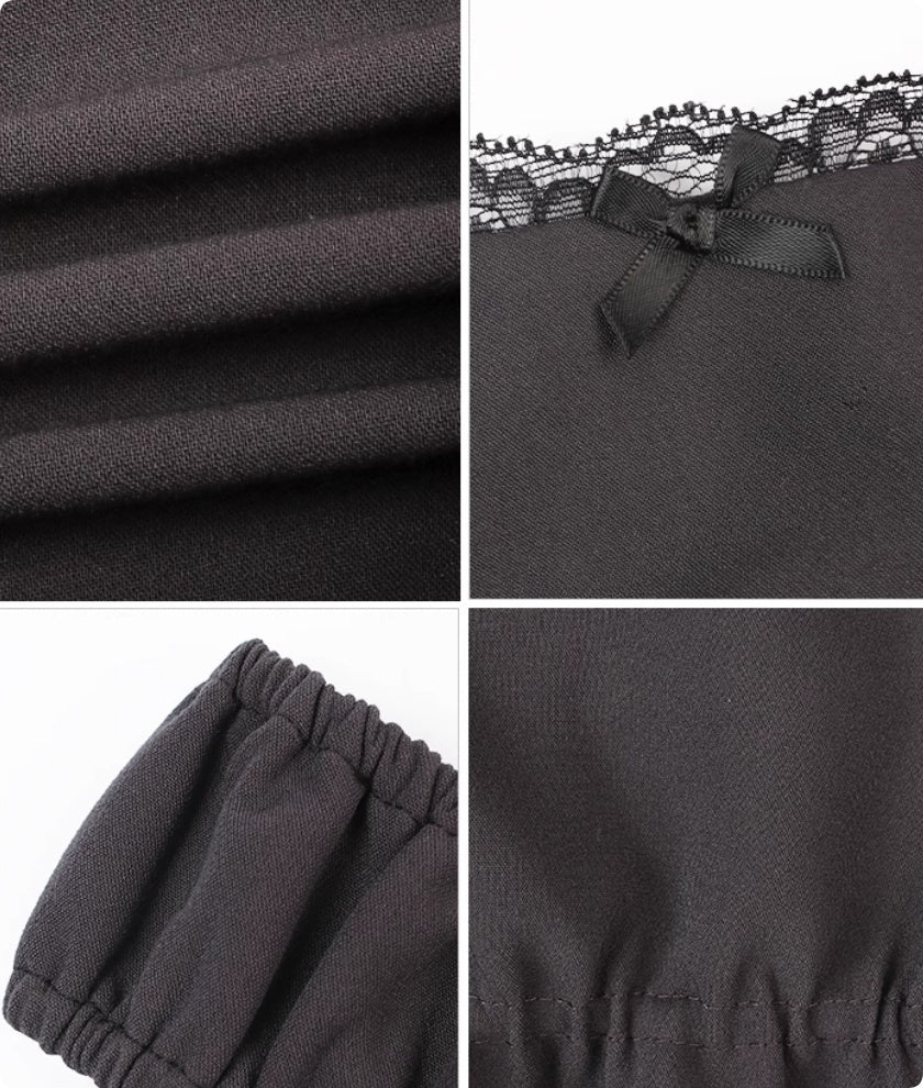Slim Fit Wave Point Cinched Waist Square Collar One Shoulder Dress For Women In Summer