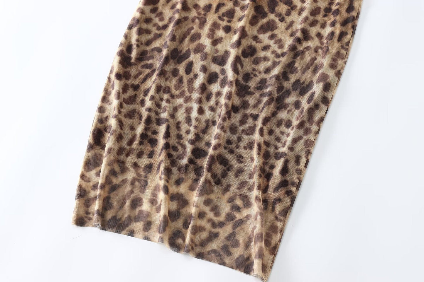 Women's Fashion Animal Print Silk Net Tube Top