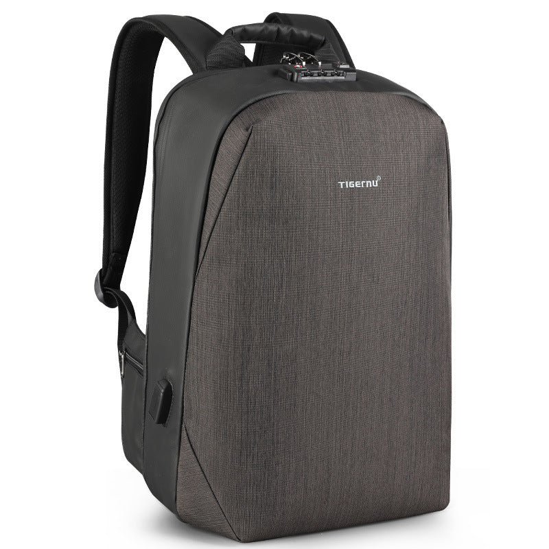 Business men and women leisure travel backpack