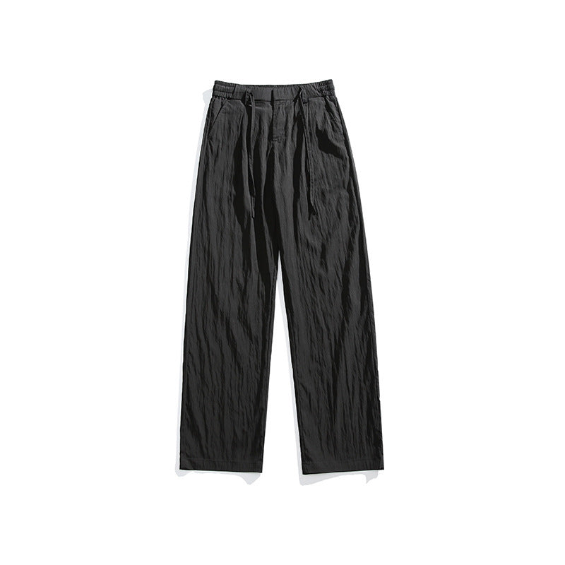 Ice Silk Trousers Casual Draping Yamamoto Pleated Casual