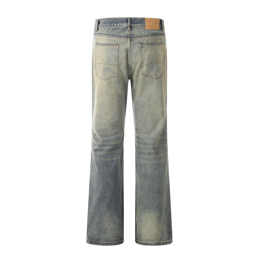 Punk Ripped Jeans Men's Trousers Retro