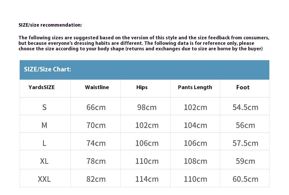 Casual Loose-fitting Wide-leg Trousers Men