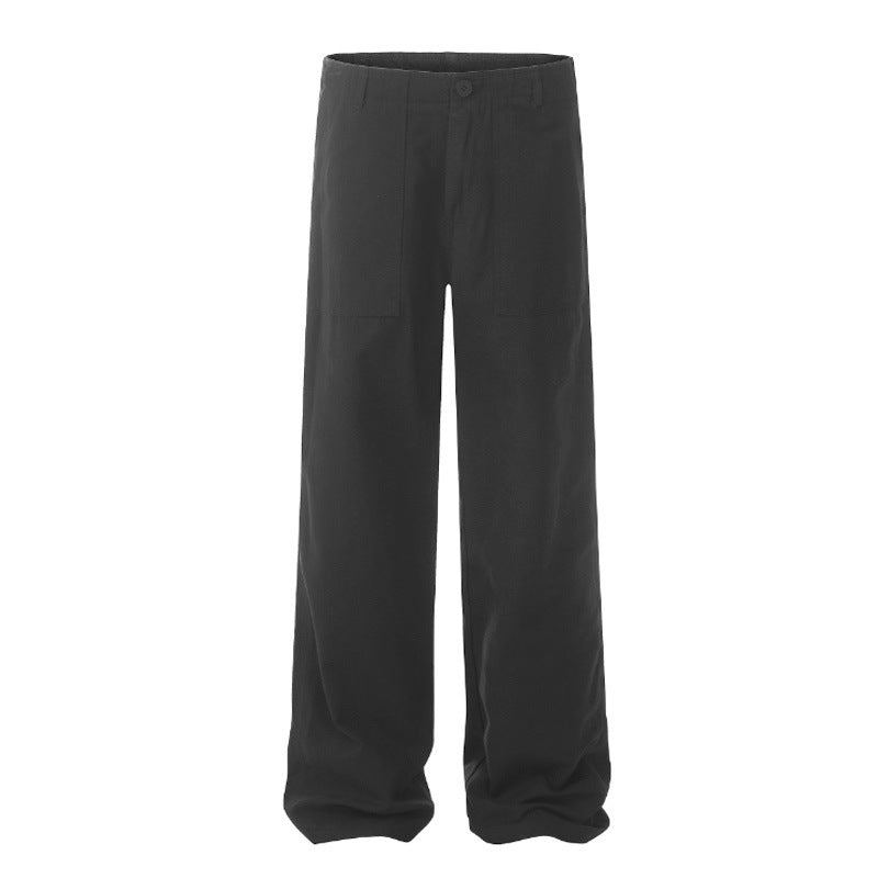 Casual Straight-leg Loose American High Street Men's Trousers