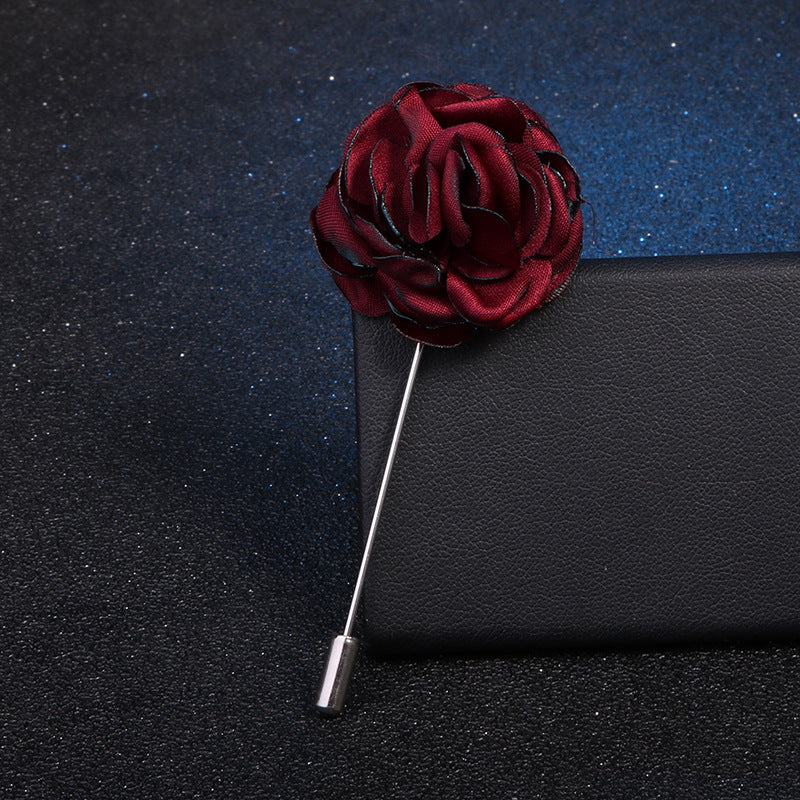 Fabric Flower Brooch Women's Fashion