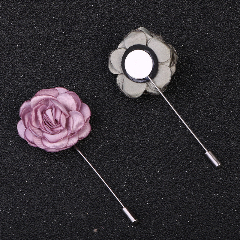 Fabric Flower Brooch Women's Fashion