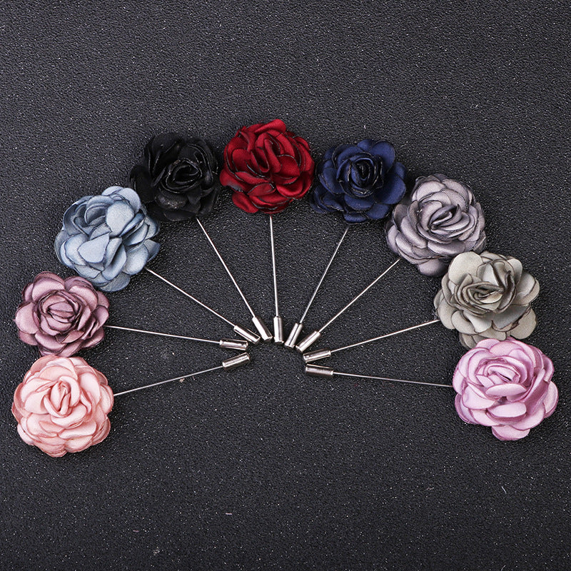 Fabric Flower Brooch Women's Fashion