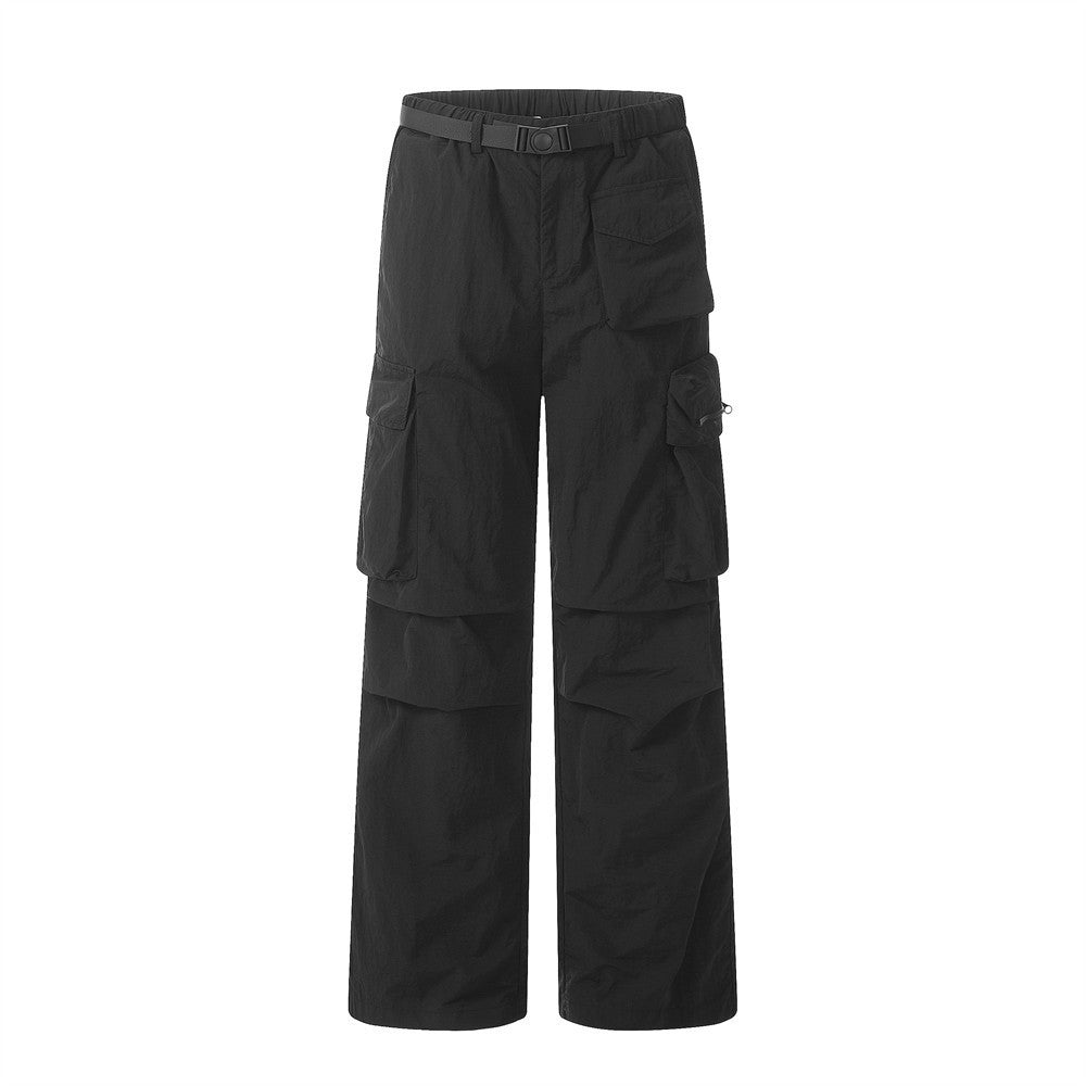 Casual Loose-fitting Wide-leg Trousers Men
