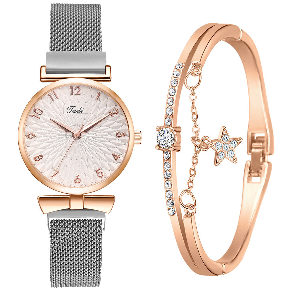 Fashion Ladies Quartz Watch Arabic Numeral Small Scale