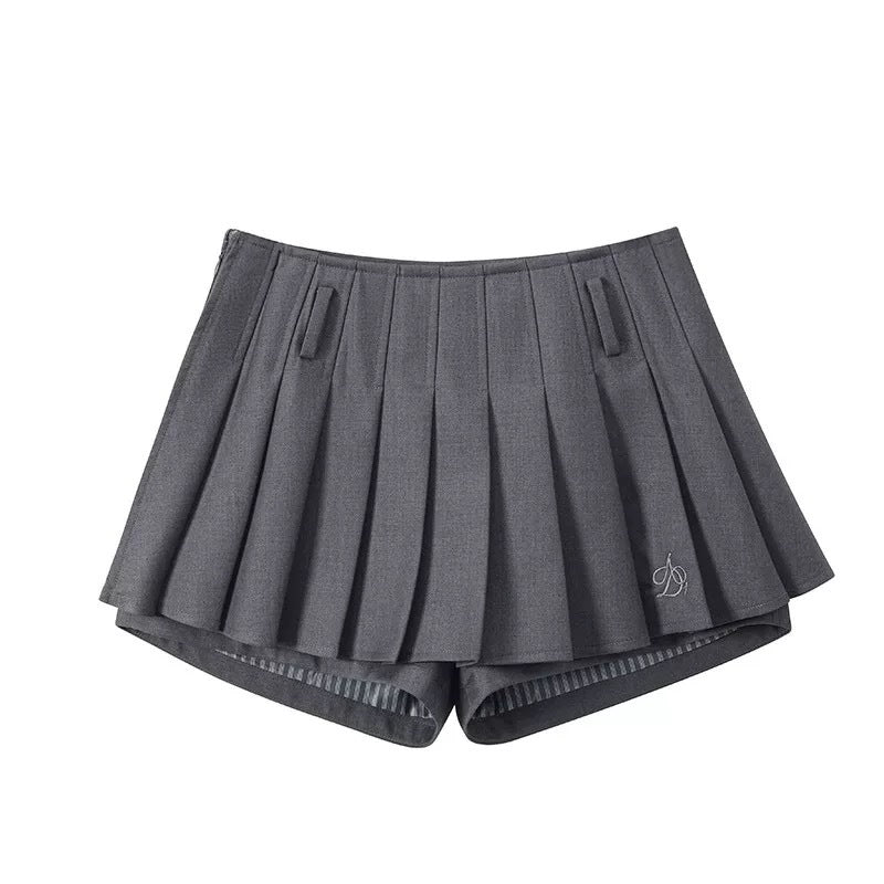 Knitted Cardigan Elegant High-grade Versatile Top Pleated Skirt