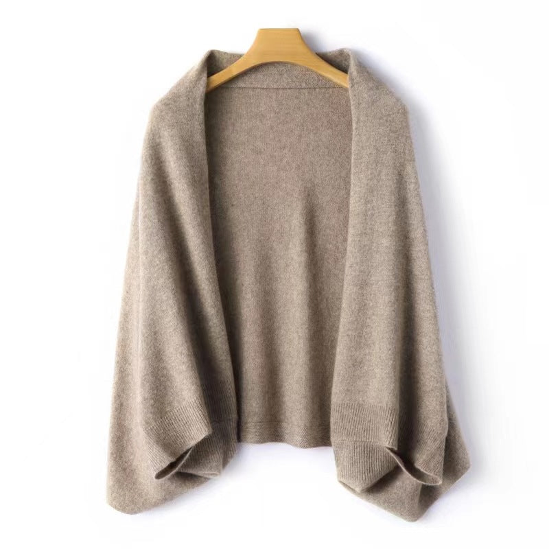Idle Style Loose Women's Loose Air-conditioner Cardigan Warm Cloak