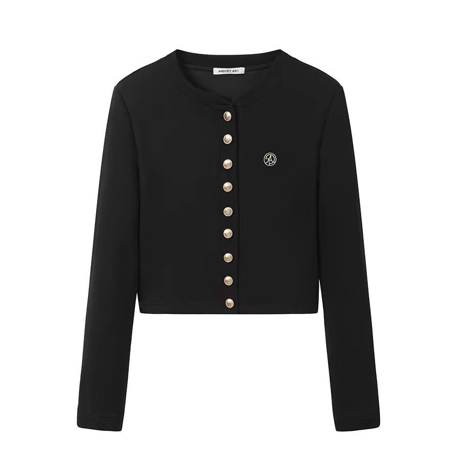 Knitted Cardigan Elegant High-grade Versatile Top Pleated Skirt