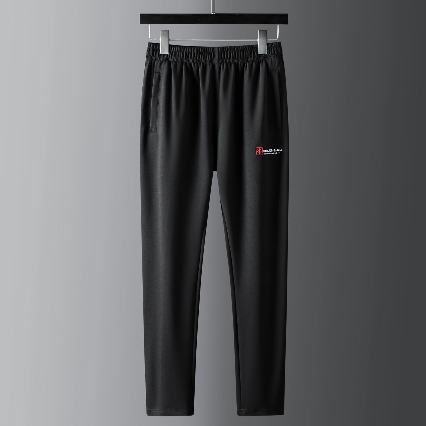 Men's Casual Sports Micro-elastic Baggy Coat Trousers Two-piece Suit