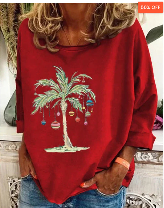 Women's Loose-fitting Thin Long Sleeve T-shirt