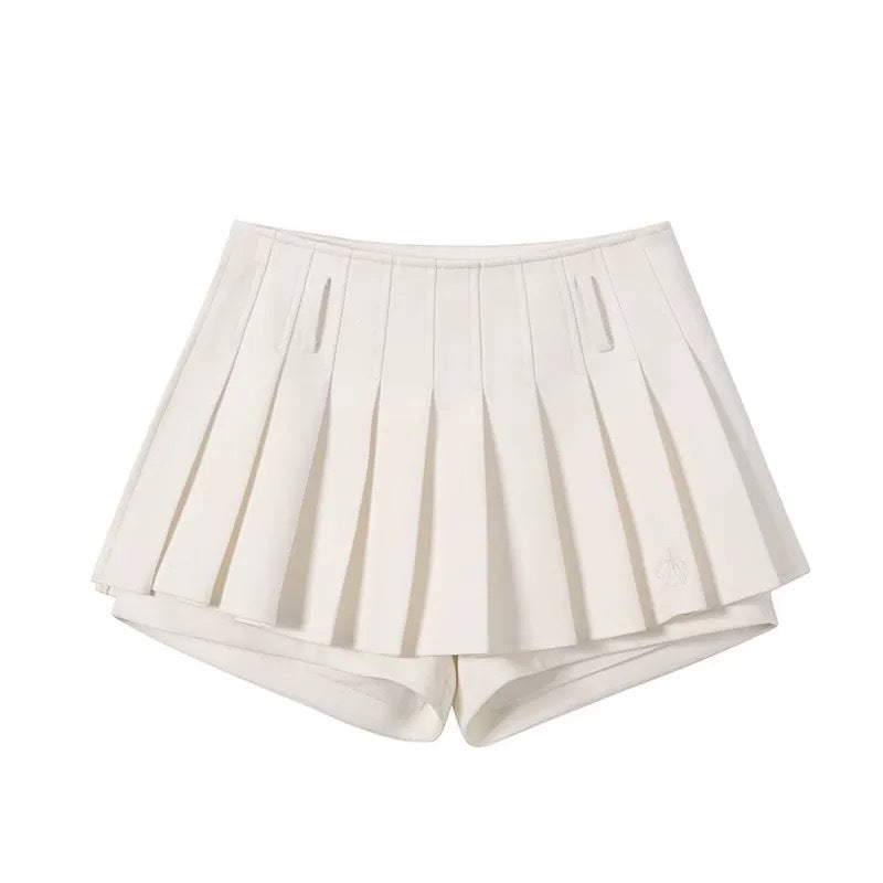 Knitted Cardigan Elegant High-grade Versatile Top Pleated Skirt