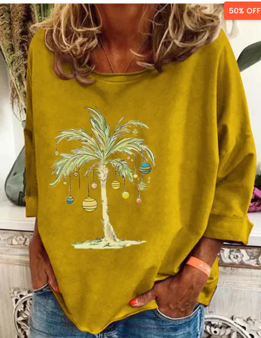 Women's Loose-fitting Thin Long Sleeve T-shirt