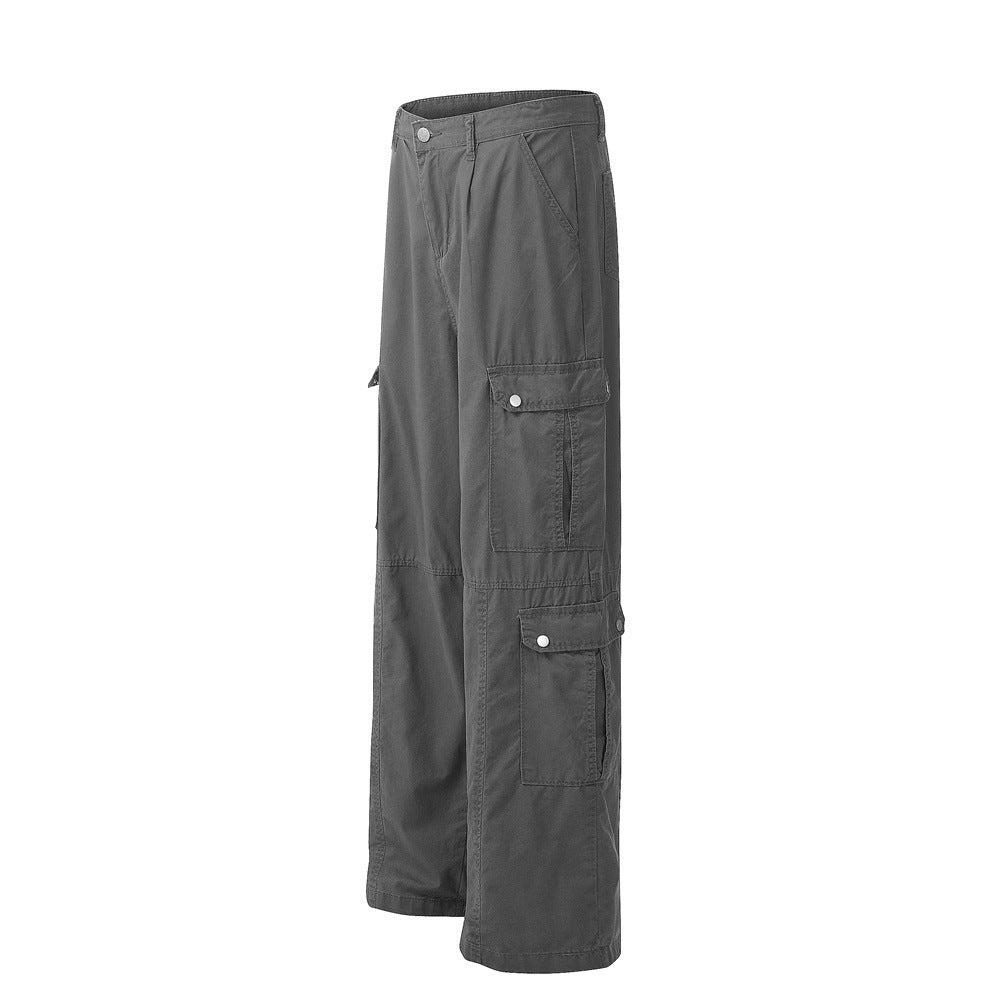 Fashion Work Clothes Casual Trousers Men's Solid Color