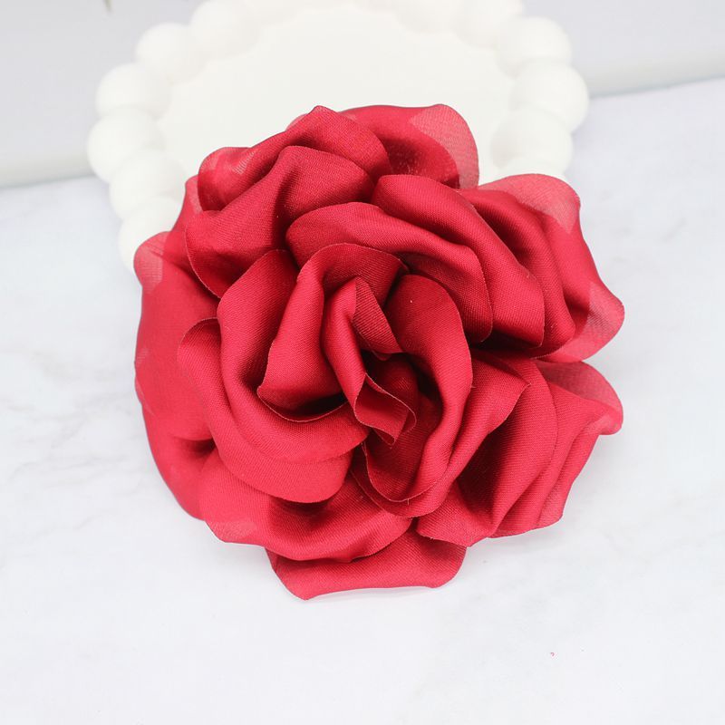 Elegant Business Suit Accessories Big Flower Sweater Brooch