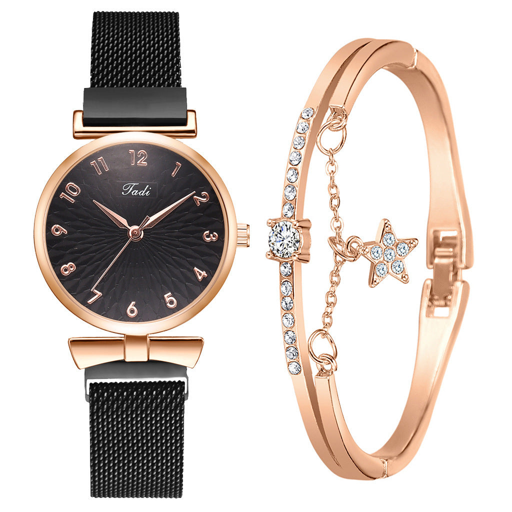 Fashion Ladies Quartz Watch Arabic Numeral Small Scale