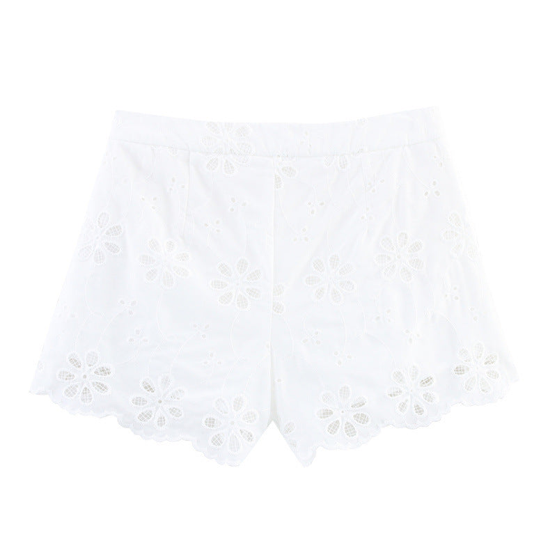 Summer Fashion Low Waist Embroidered Women's Shorts