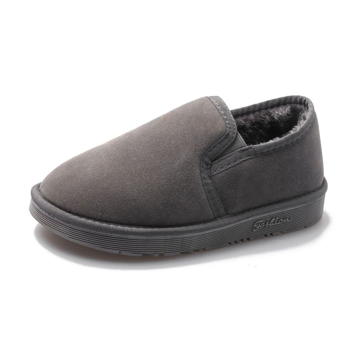 Fleece-lined Thick Flat Students Warm-keeping Fashion Round Toe Snow Boots