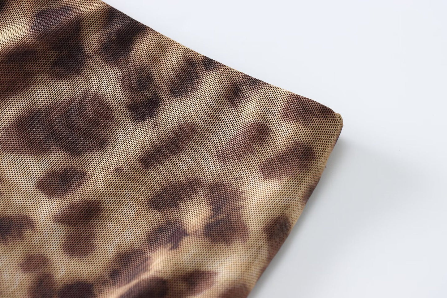 Women's Fashion Animal Print Silk Net Tube Top