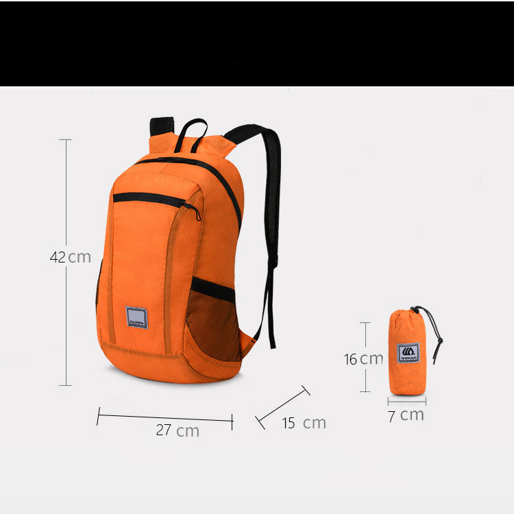 Portable Folding Bag Men And Women Travel Backpack