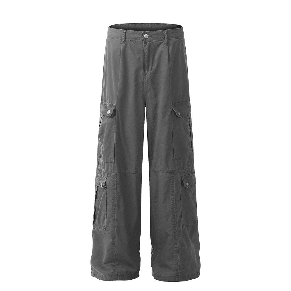 Fashion Work Clothes Casual Trousers Men's Solid Color