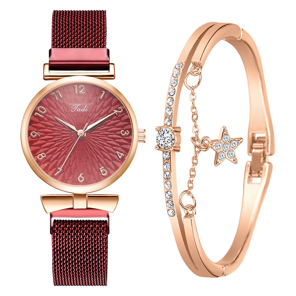 Fashion Ladies Quartz Watch Arabic Numeral Small Scale