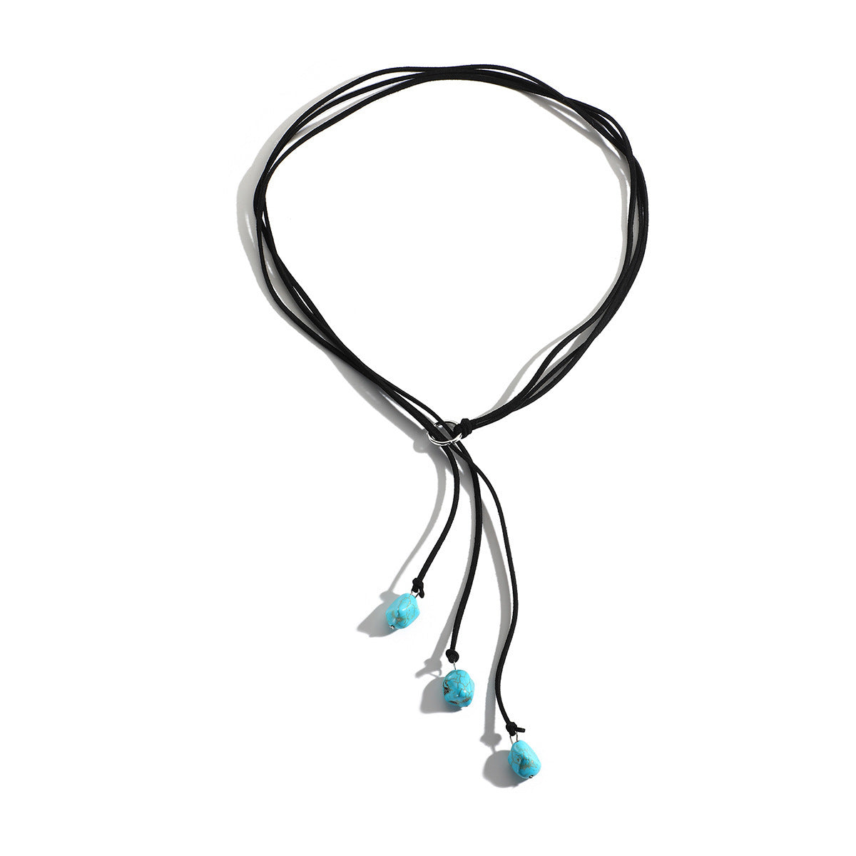 Bohemian Natural Stone Long Retro Necklace