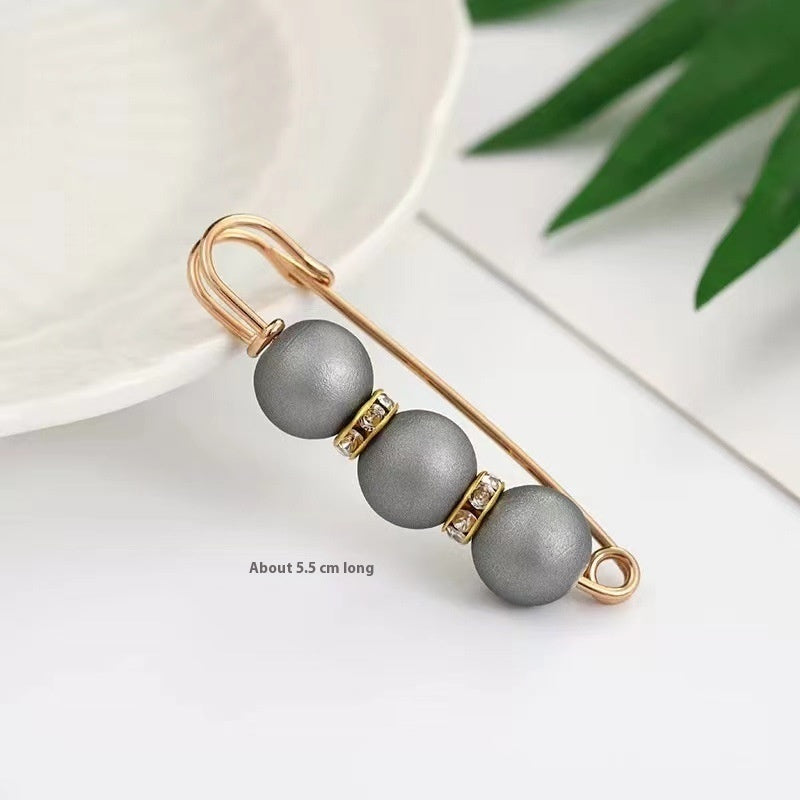 Fixed Waist Women's Pants Brooch Accessory