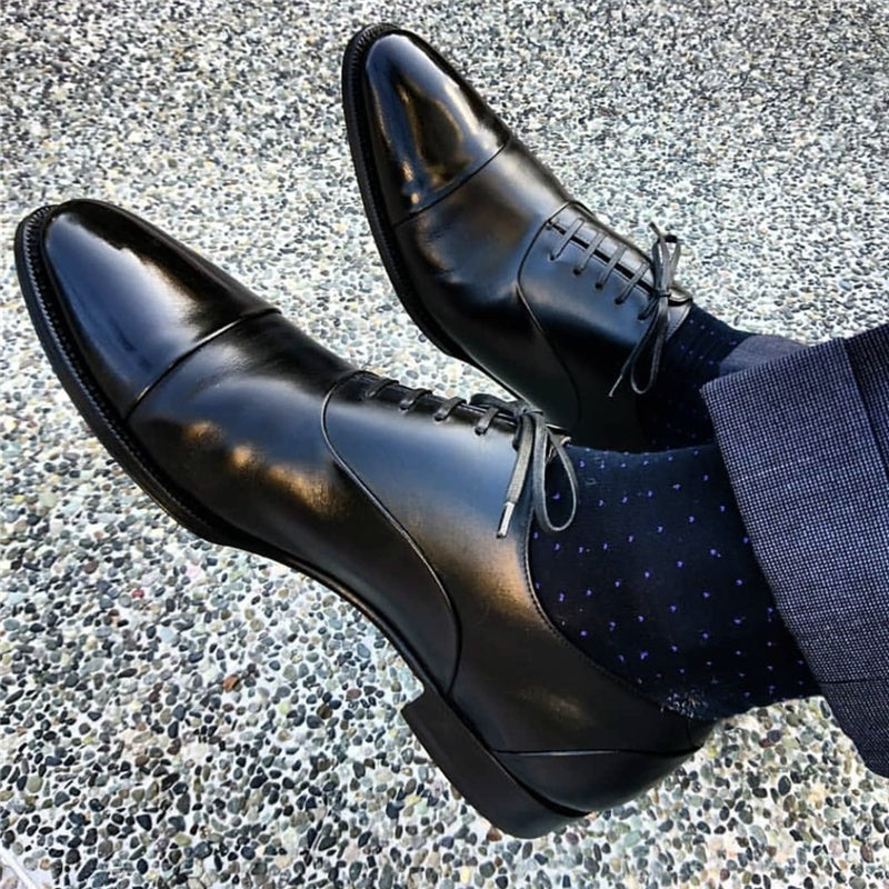 Plus Size Assorted Colors Slip On Feet Business Formal Wear Leather Shoes Men