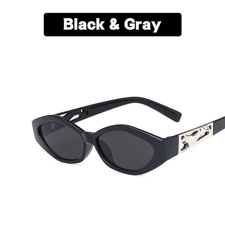SO&EI Retro Small Frame Polygon Cat Eyes Women Sunglasses UV400