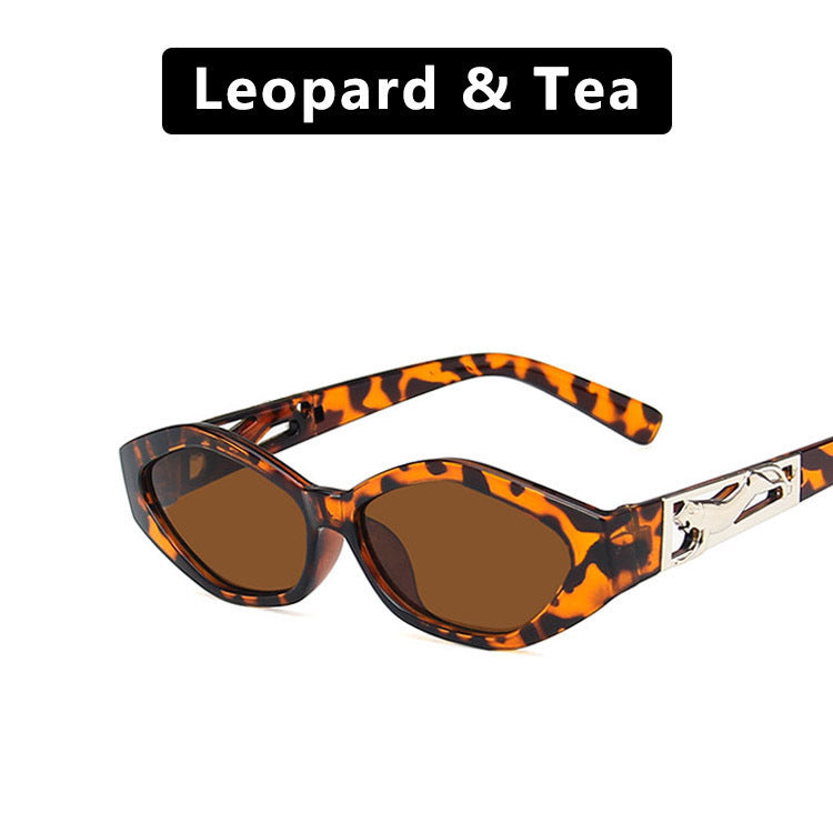 SO&EI Retro Small Frame Polygon Cat Eyes Women Sunglasses UV400