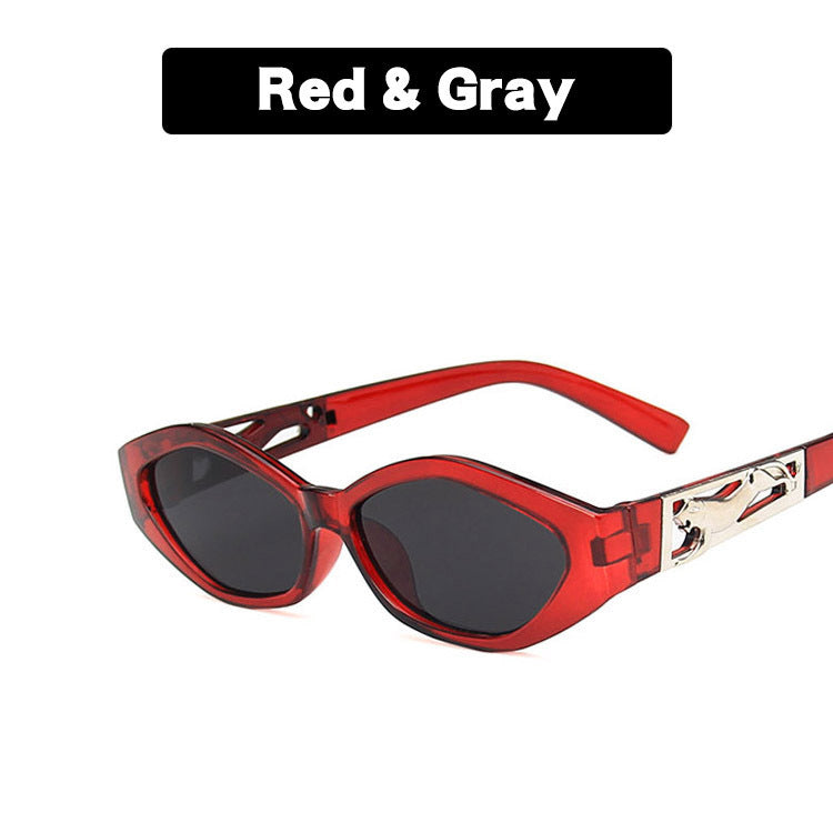 SO&EI Retro Small Frame Polygon Cat Eyes Women Sunglasses UV400