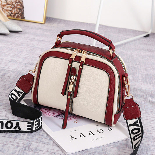 Women's Wide Shoulder Small Square Bags