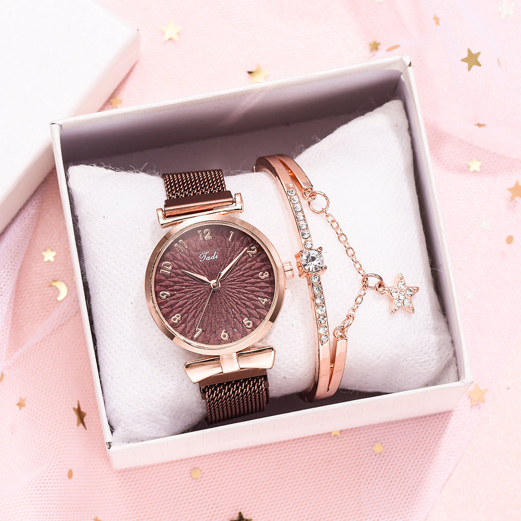 Fashion Ladies Quartz Watch Arabic Numeral Small Scale