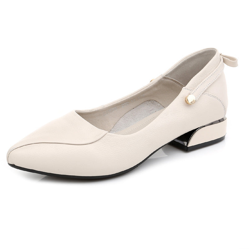 Low Top Pumps Pointed Toe Heels