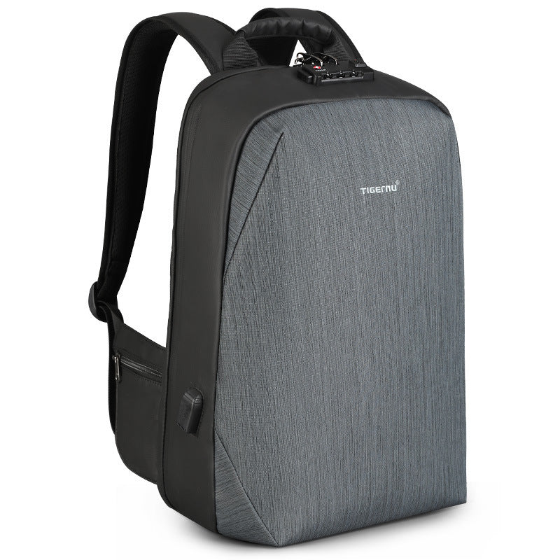 Business men and women leisure travel backpack
