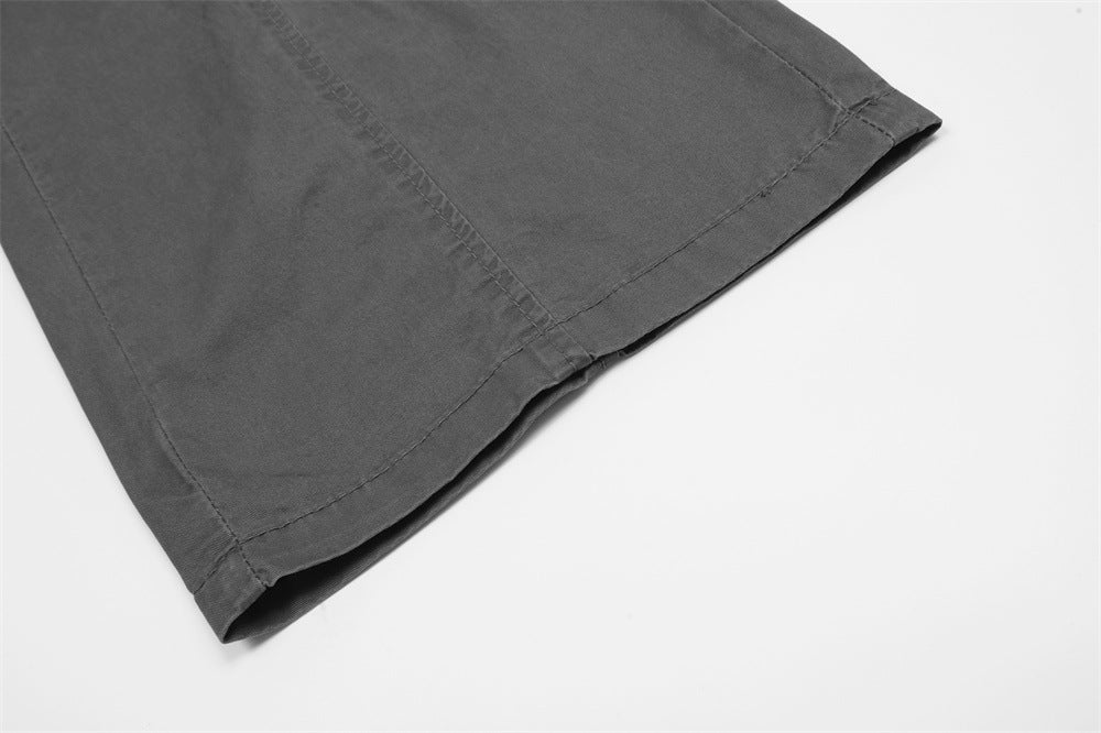 Fashion Work Clothes Casual Trousers Men's Solid Color