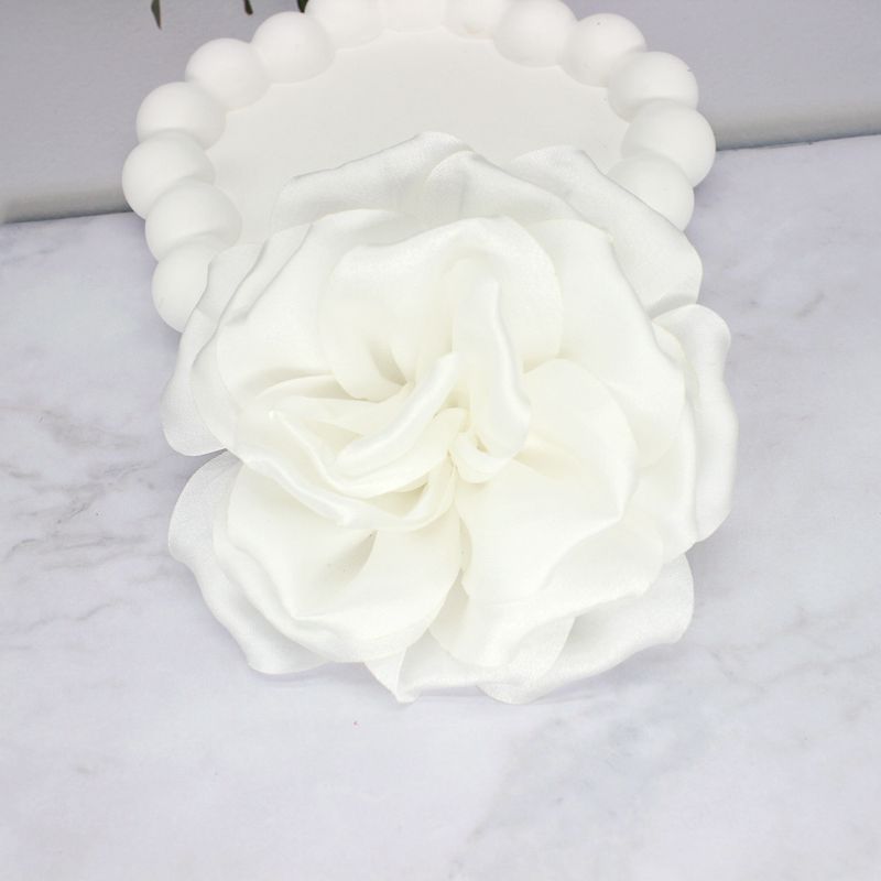 Elegant Business Suit Accessories Big Flower Sweater Brooch