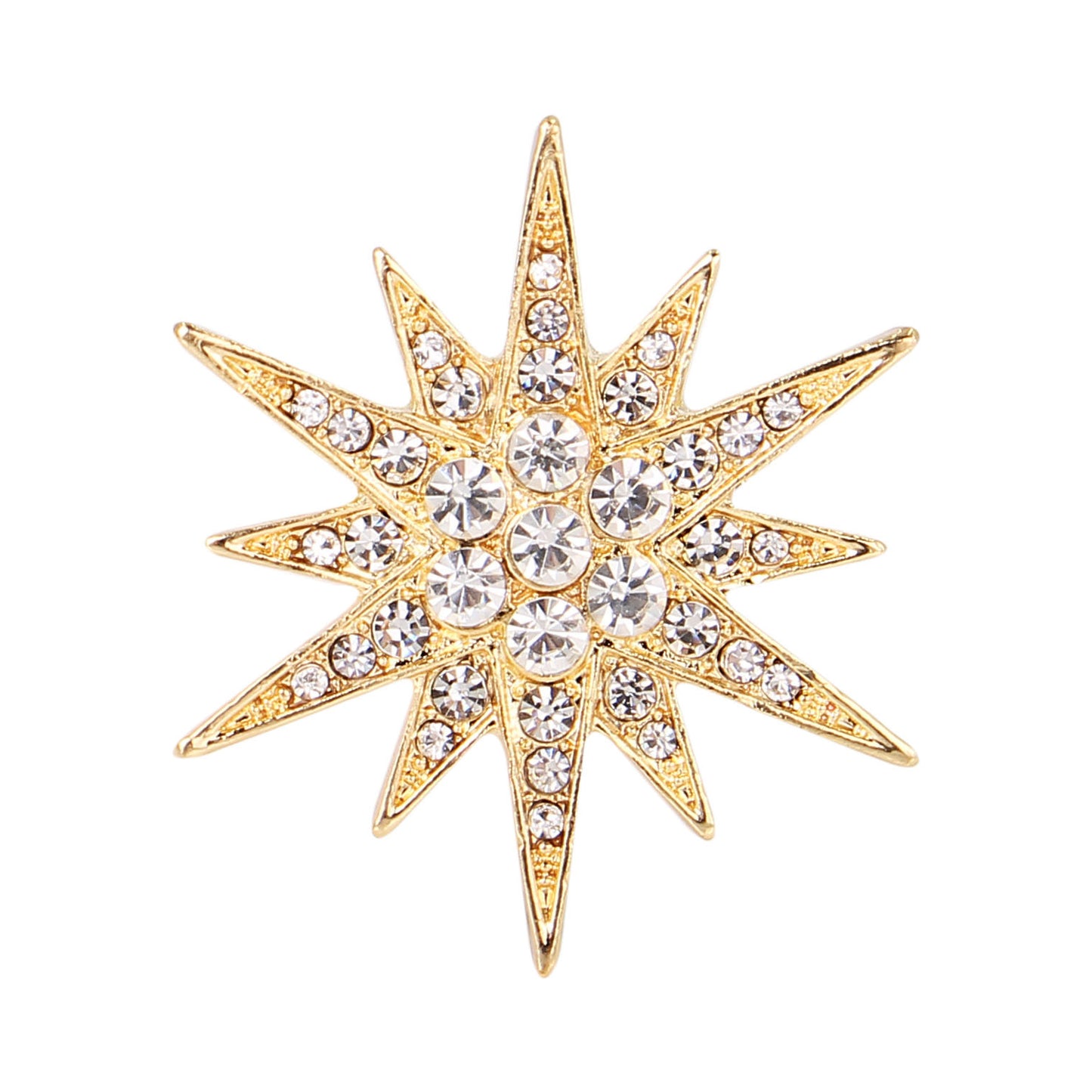 Diamond Fashion Cufflink Brooch Accessories
