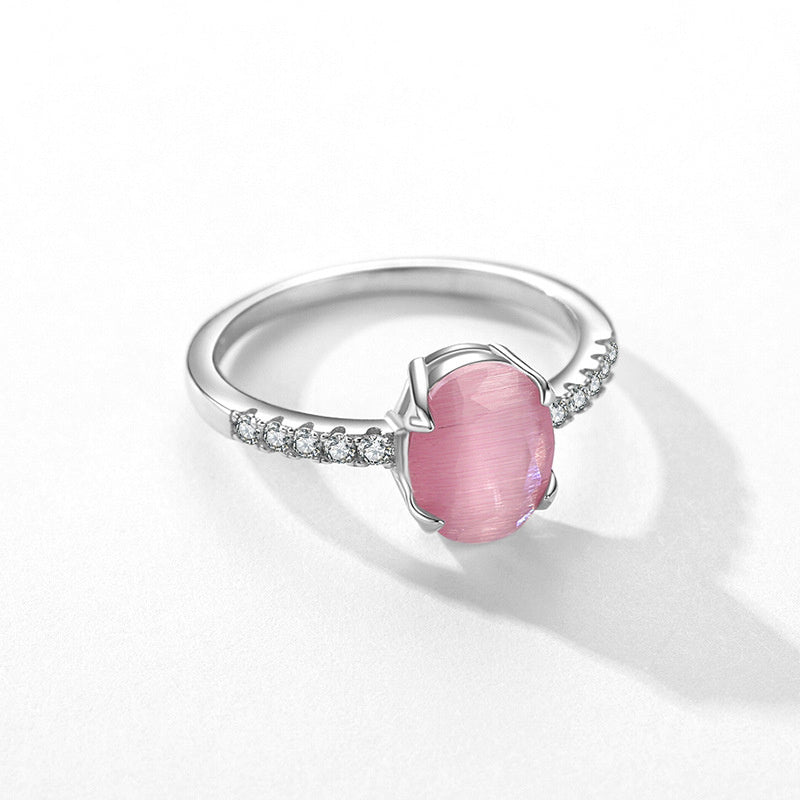 Light Luxury Minority Fashion Personality All-match Gradient Index Finger Ring