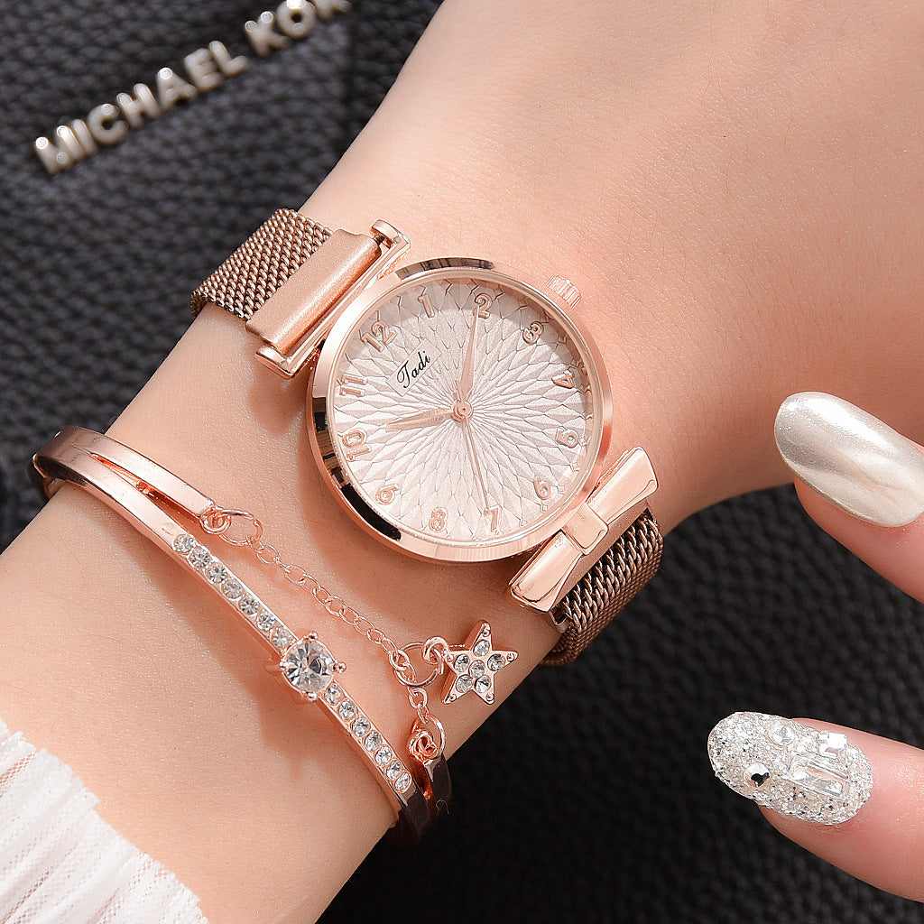 Fashion Ladies Quartz Watch Arabic Numeral Small Scale