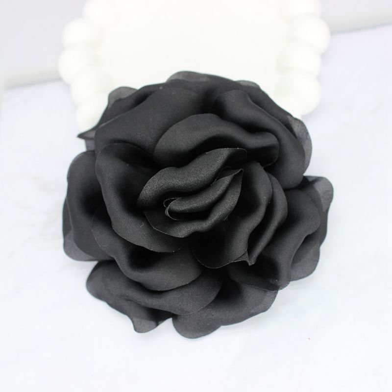 Elegant Business Suit Accessories Big Flower Sweater Brooch