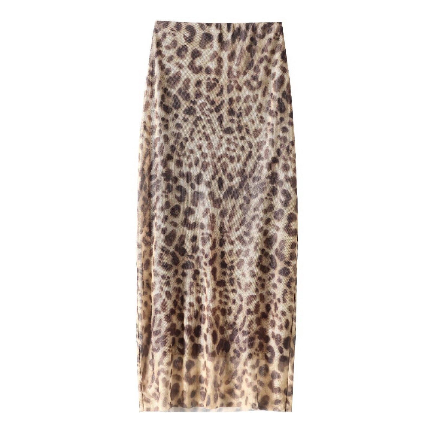 Women's Fashion Animal Print Silk Net Tube Top