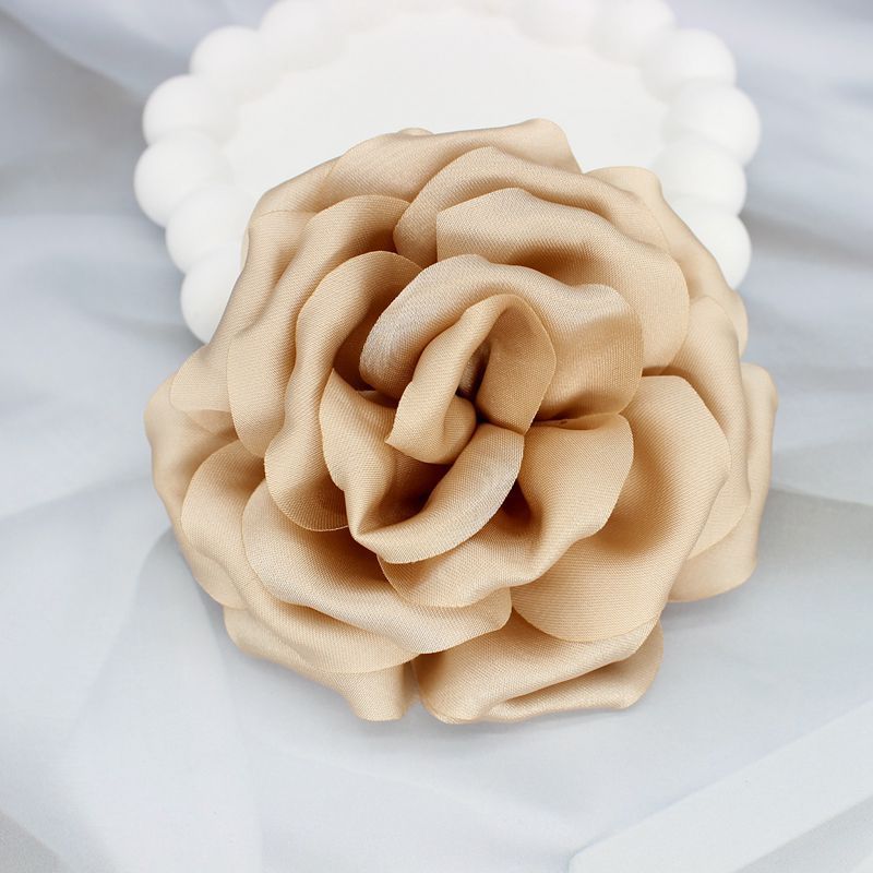 Elegant Business Suit Accessories Big Flower Sweater Brooch
