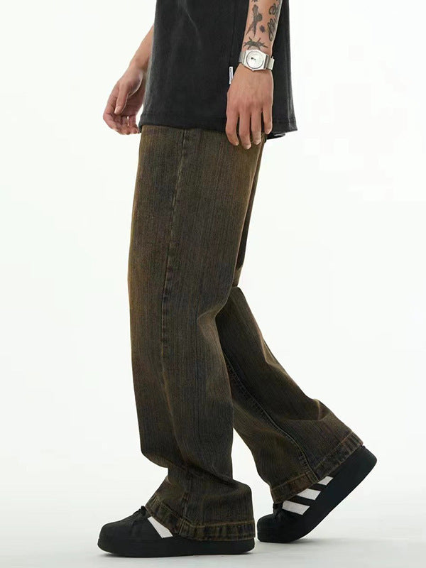 Fashion American Loose-fitting Wide-leg Trousers Men