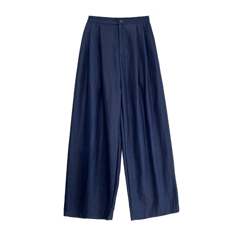 Simple Comfortable Yamamoto High Waist Wide Leg Trousers