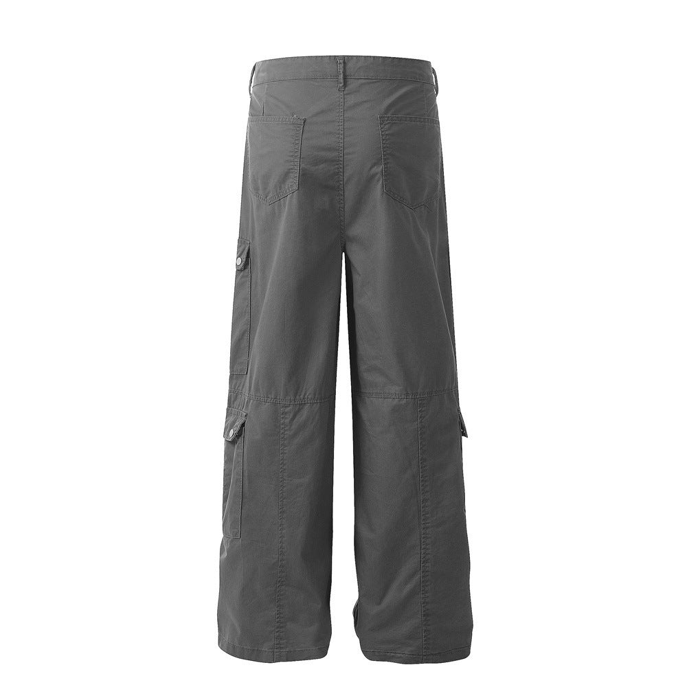 Fashion Work Clothes Casual Trousers Men's Solid Color